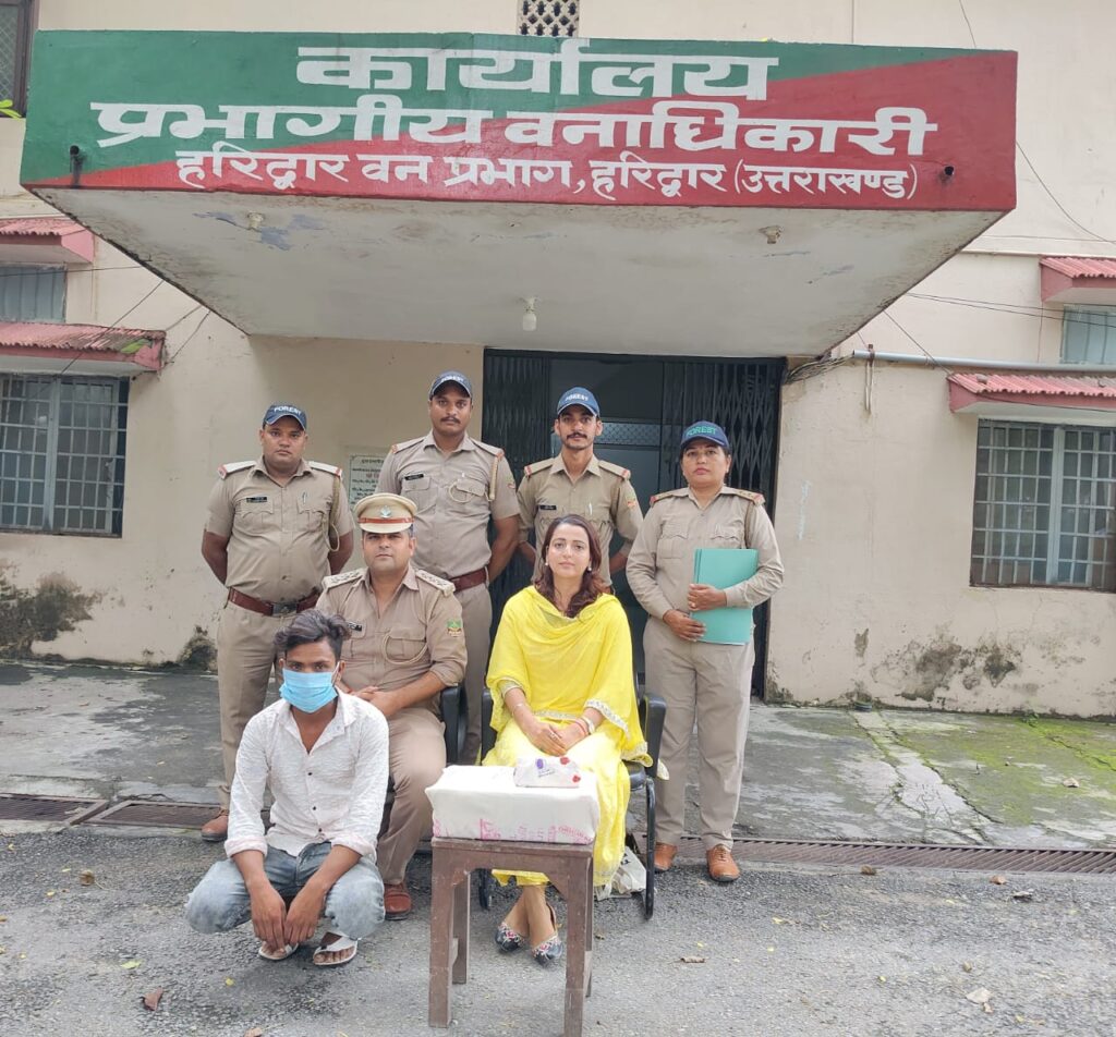 तस्कर के पास से 285 नग हत्था जोडी मॉनिटर लिजार्ड के अंग बरामद 1 IMG-20240807-WA0021