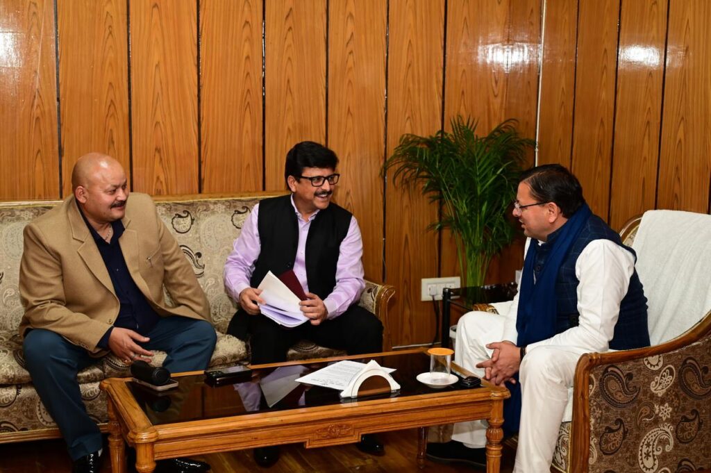 विधायक तिवारी ने की सरयू शेराघाट-अल्मोड़ा पंपिंग पेयजल योजना स्वीकृत करने की मांग 1 08-