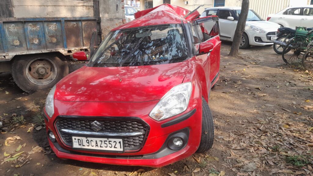 गंगा स्नान से पहले मातम में बदली यात्रा — हरियाणा से आ रही कार हादसे का शिकार, एक की मौत, तीन घायल 1 IMG-20250504-WA0041