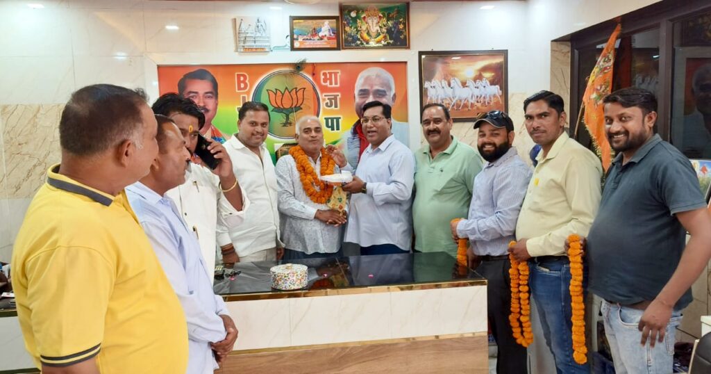 सूबे सिंह बने 'दिशा' समिति के सदस्य, भाजपा कार्यकर्ताओं ने दी बधाई। 1 IMG-20250510-WA0004