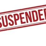 suspended