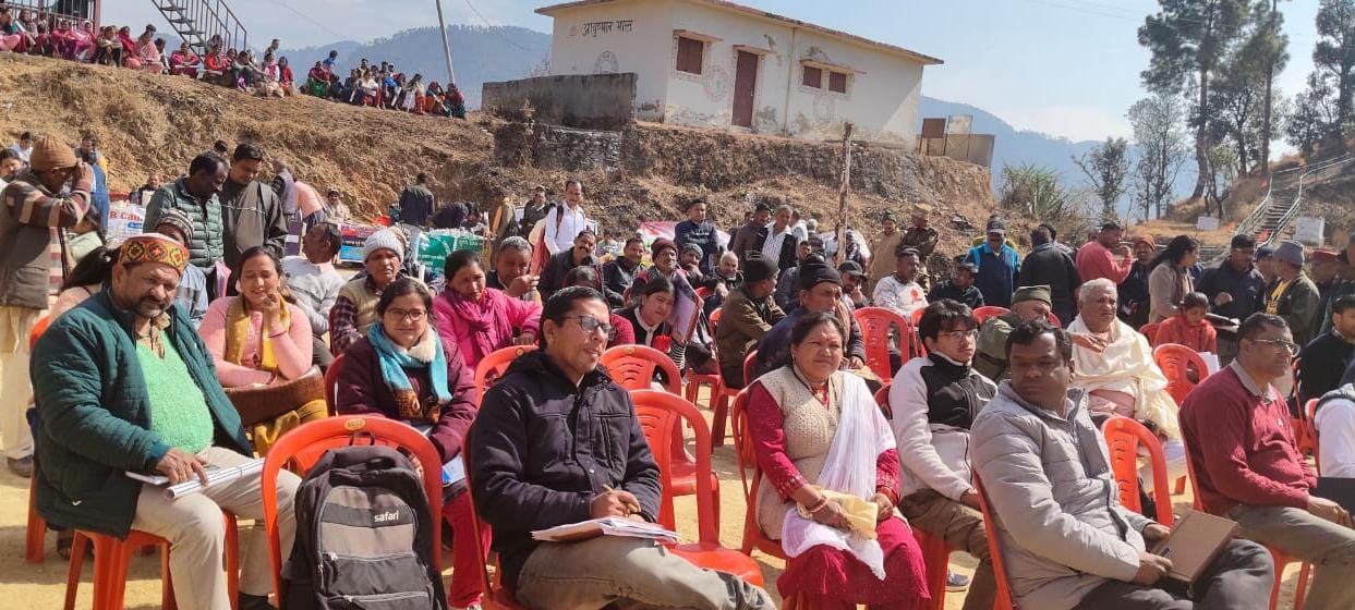 में आयोजित हुआ बहुउद्देशीय शिविर