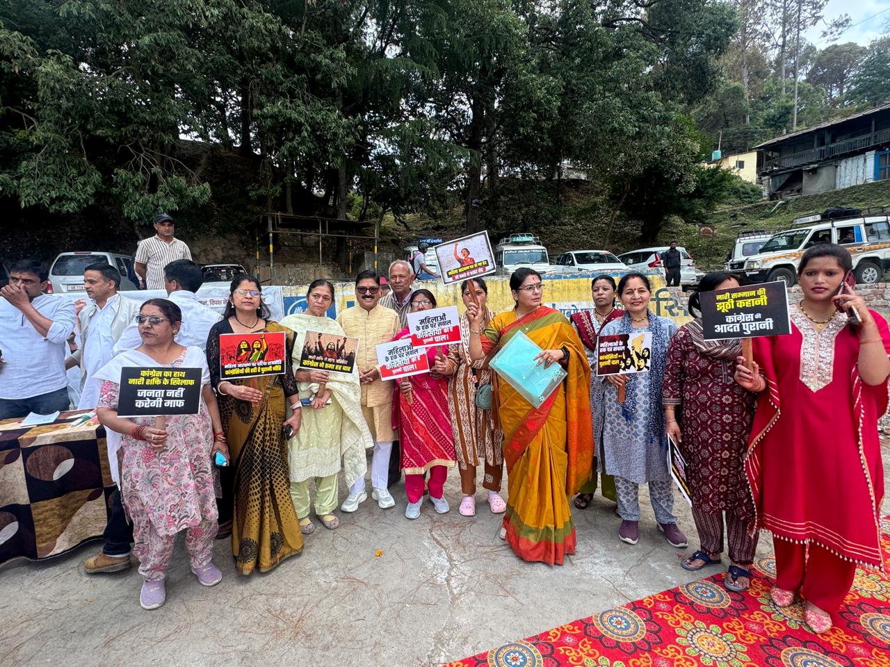 का नारी शक्ति वंदन अधिनियम के समर्थन में महिला