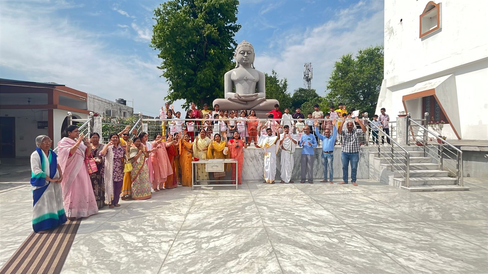 श्रमण संस्कृति संस्कार शिक्षण शिविर का प्रारंभ बडे उत्साह