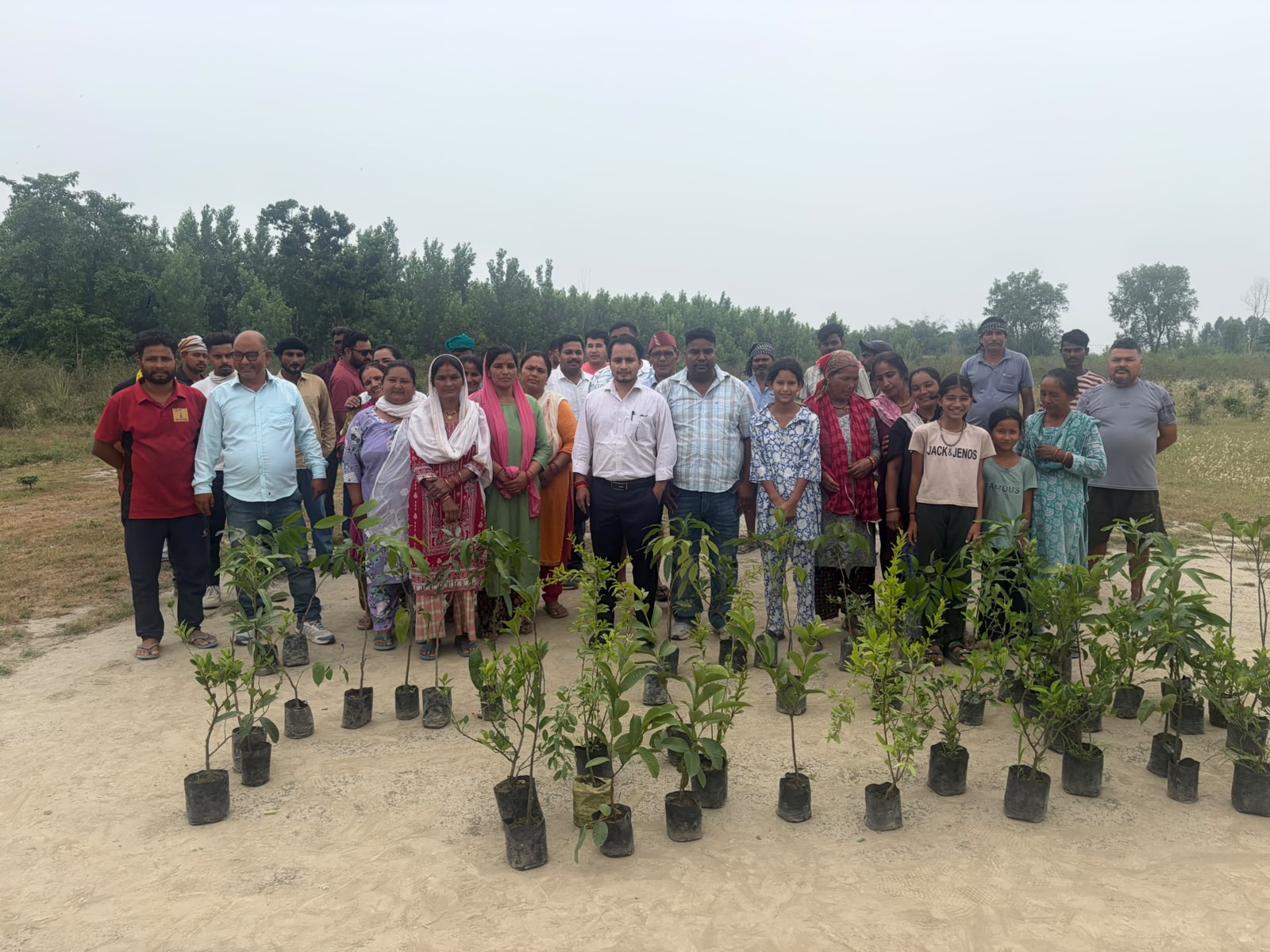पर्यावरण दिवस पर शांतिपुरी किच्छा खनन क्षेत्र में वृहद