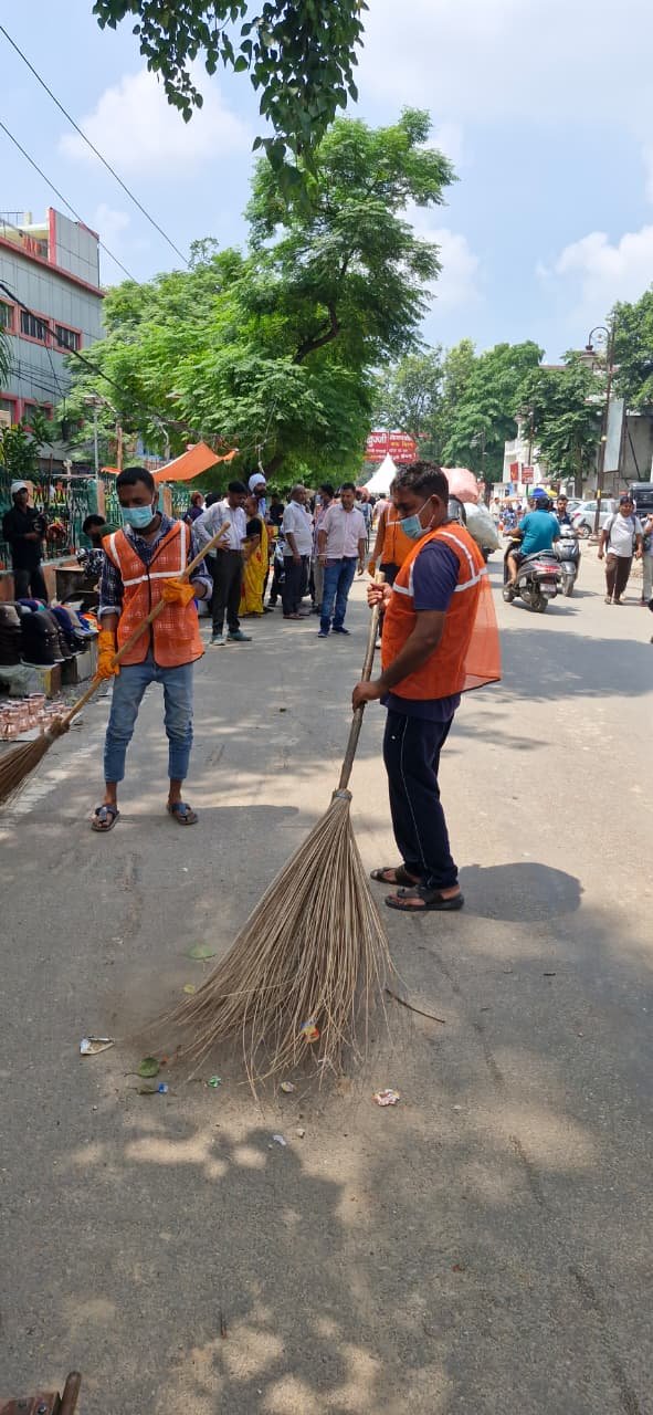 1786620682 211 कांवड़ मेले के सफलतापूर्वक संपन्न होने के उपरांत फैले कूड़े कचरे