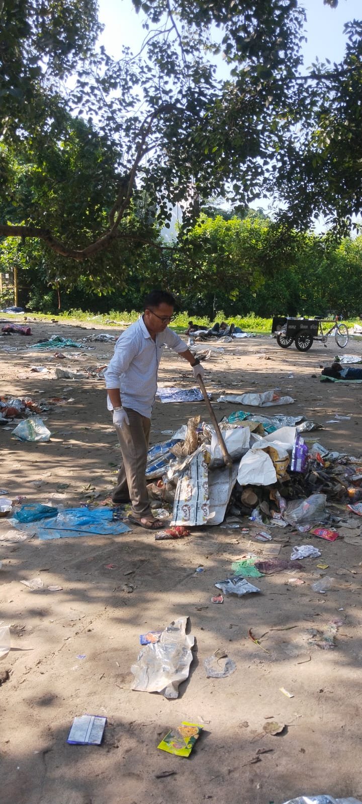 1786620682 57 कांवड़ मेले के सफलतापूर्वक संपन्न होने के उपरांत फैले कूड़े कचरे