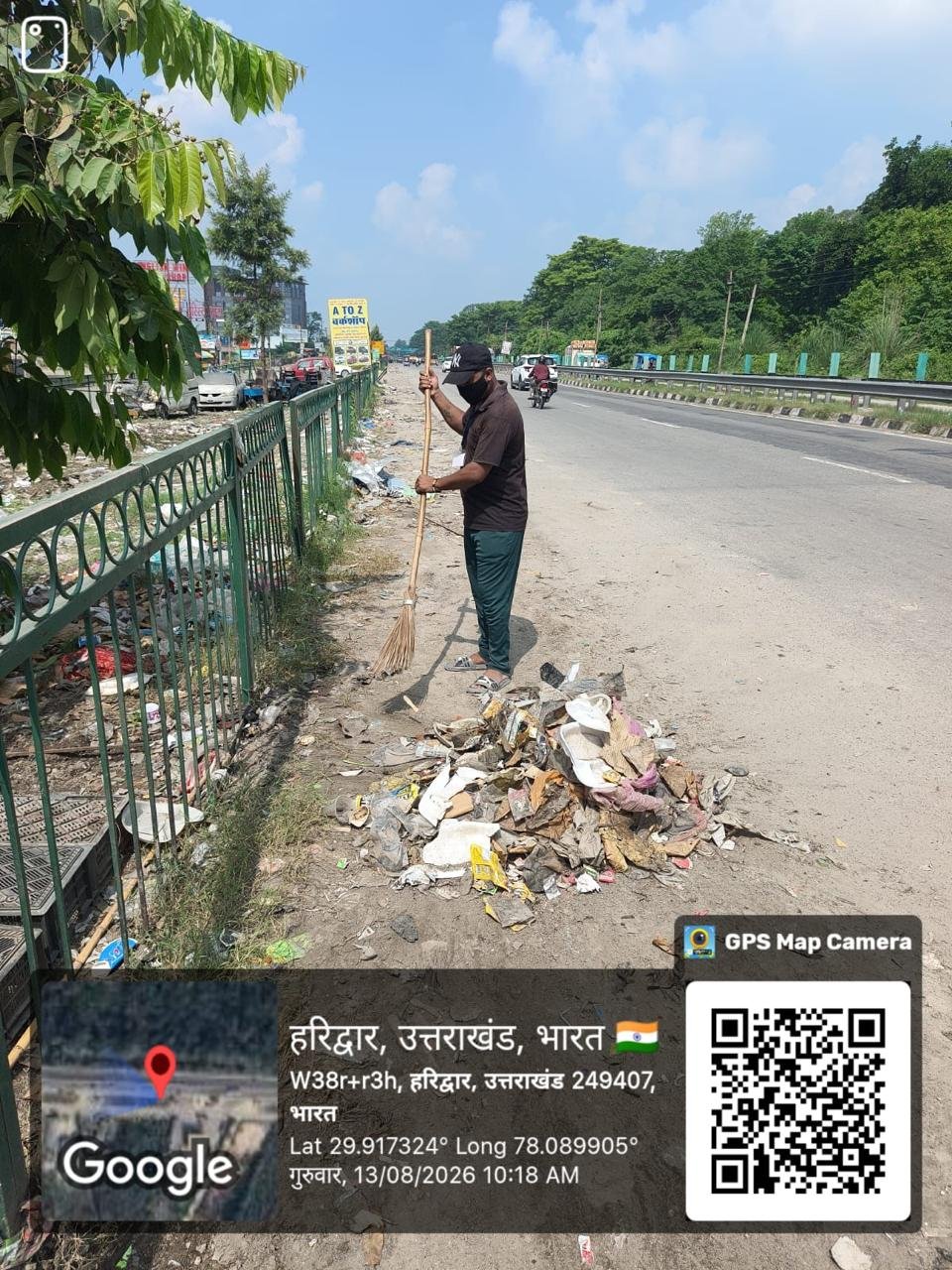 1786620682 683 कांवड़ मेले के सफलतापूर्वक संपन्न होने के उपरांत फैले कूड़े कचरे