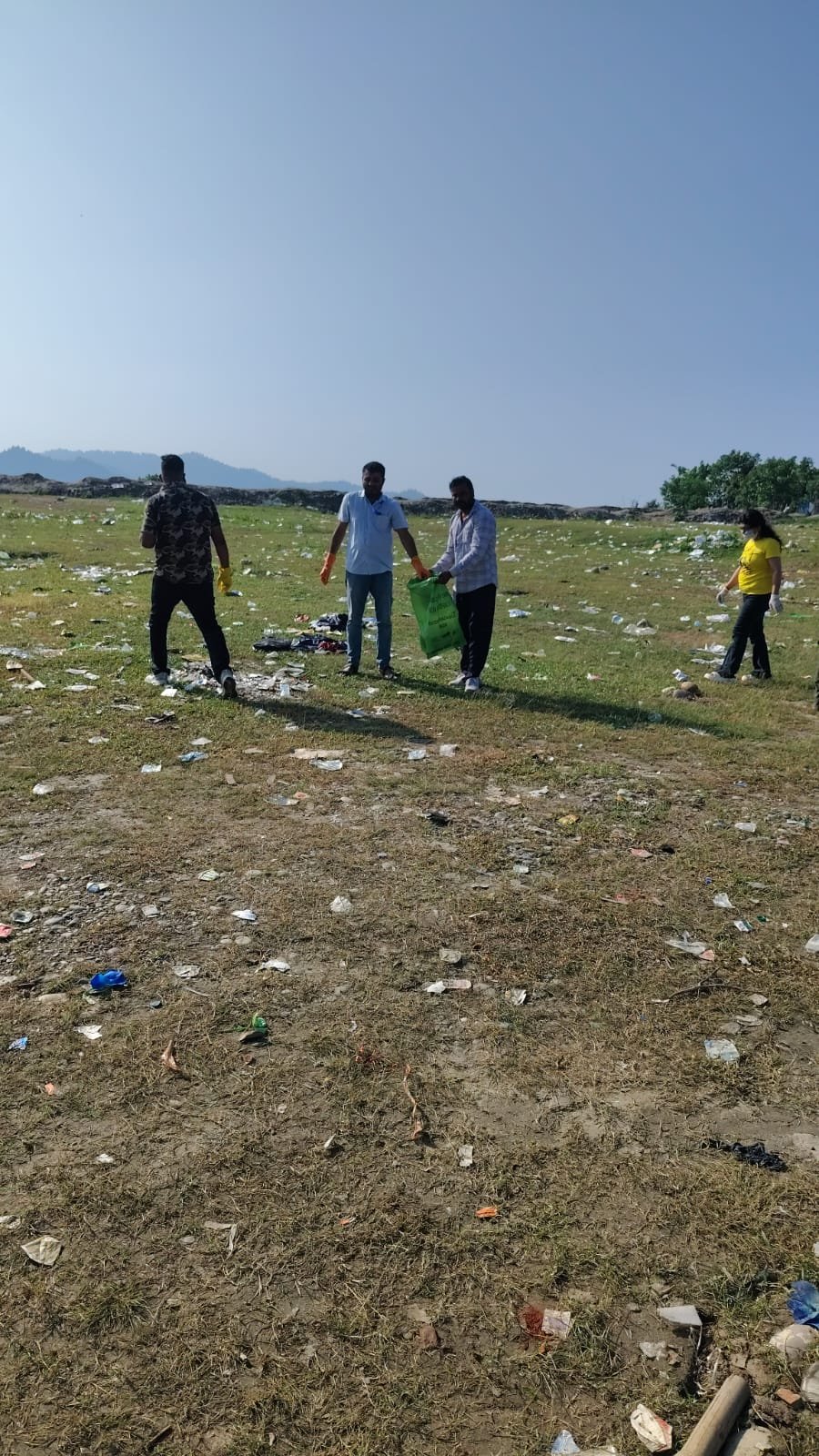 1786620687 273 कांवड़ मेले के सफलतापूर्वक संपन्न होने के उपरांत फैले कूड़े कचरे