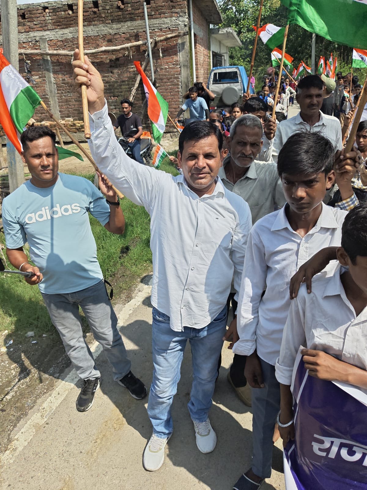 1786632687 108 हर घर तिरंगा कार्यक्रम के अंतर्गत जनपद के विभिन्न ग्राम