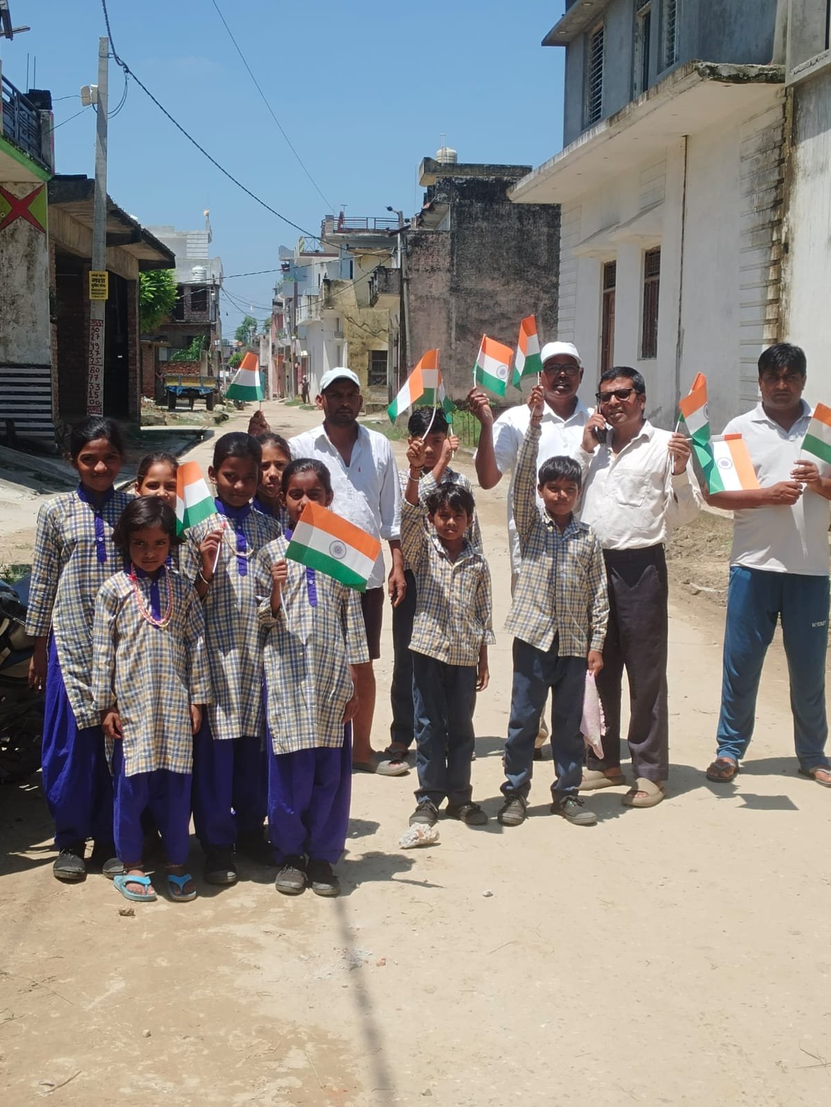 1786632687 777 हर घर तिरंगा कार्यक्रम के अंतर्गत जनपद के विभिन्न ग्राम