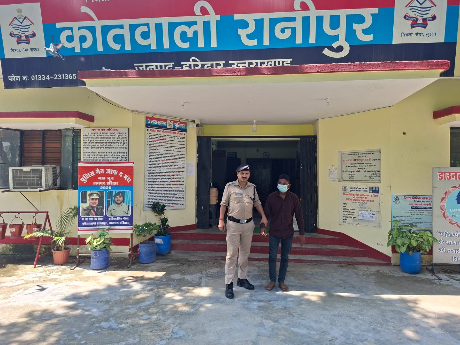 प्रहार के अन्तर्गत हरिद्वार पुलिस का अपराधियो पर ताबडतोड