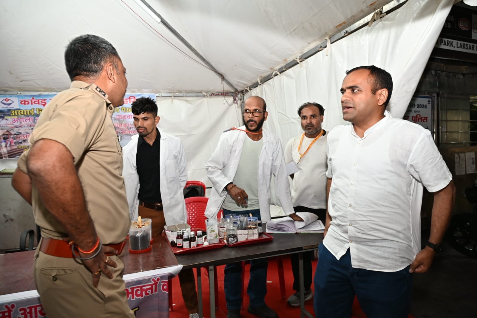 यात्रा अंतिम चरण में जिलाधिकारी एवं वरिष्ठ पुलिस अधीक्षक