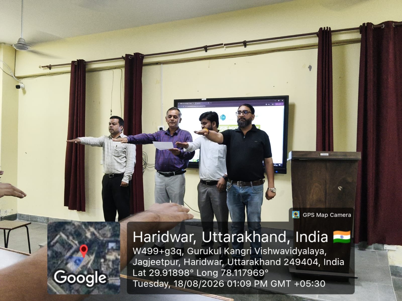 कांगड़ी विश्वविद्यालय में नशा मुक्ति अभियान के तहत हुआ
