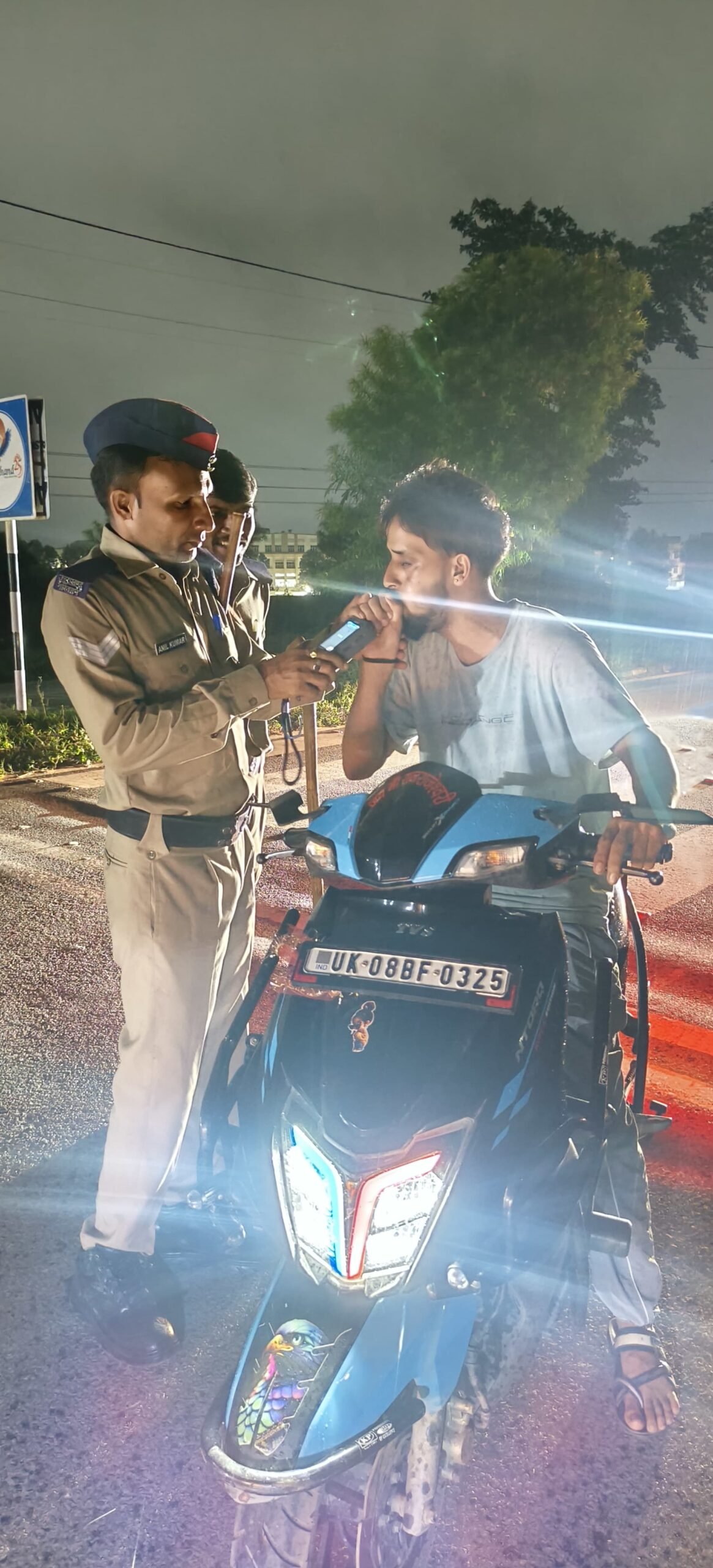 विभाग का सघन रात्रिकालीन चेकिंग अभियान चार प्रवर्तन दलों