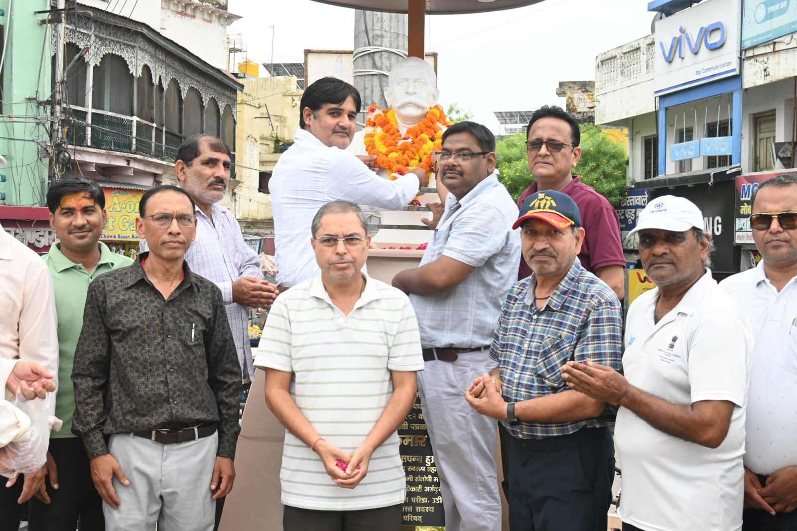 तिथी पर प्रेस क्लब ने किया आचार्य किशोरीदास वाजपेयी