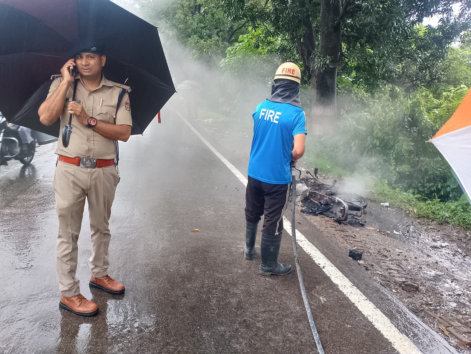की तत्परता से टला बड़ा हादसा