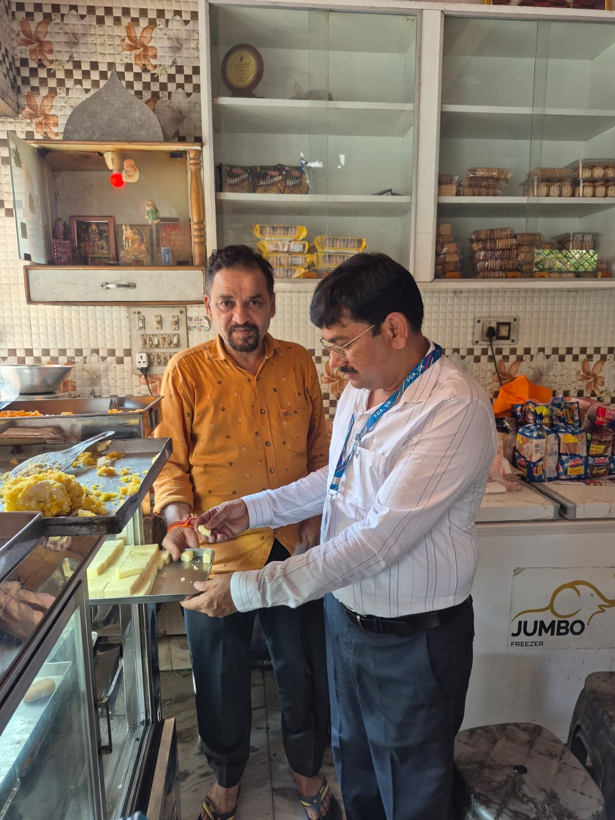 में खाद्य सुरक्षा विभाग का सघन निरीक्षण अभियान जारी