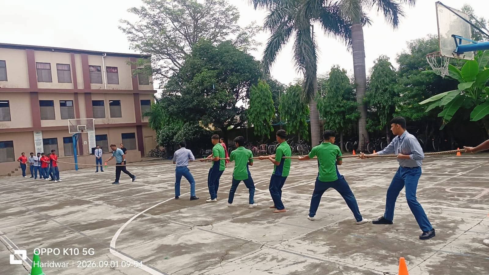 1788450699 2 खेल मैदान में गूंजा जोश डीएसएमपीएस में मनाया गया राष्ट्रीय