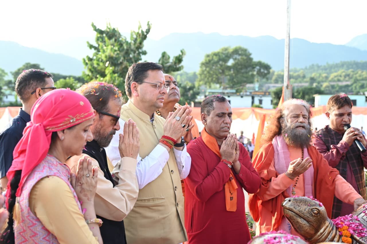 1789694030 732 हरिपुर कालसी में गूंजा माँ यमुना का जयघोष मुख्यमंत्री धामी