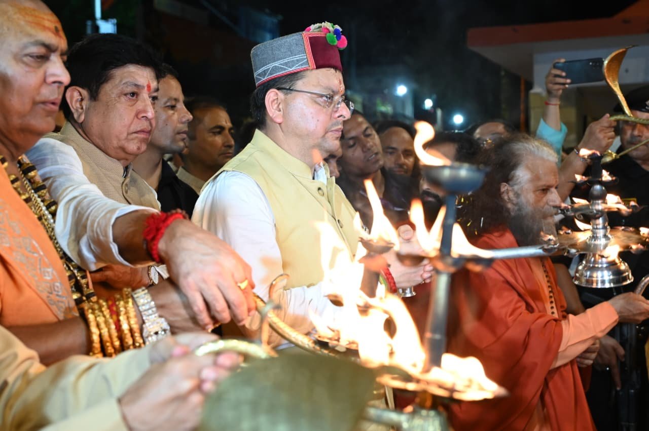 1789694030 7 हरिपुर कालसी में गूंजा माँ यमुना का जयघोष मुख्यमंत्री धामी