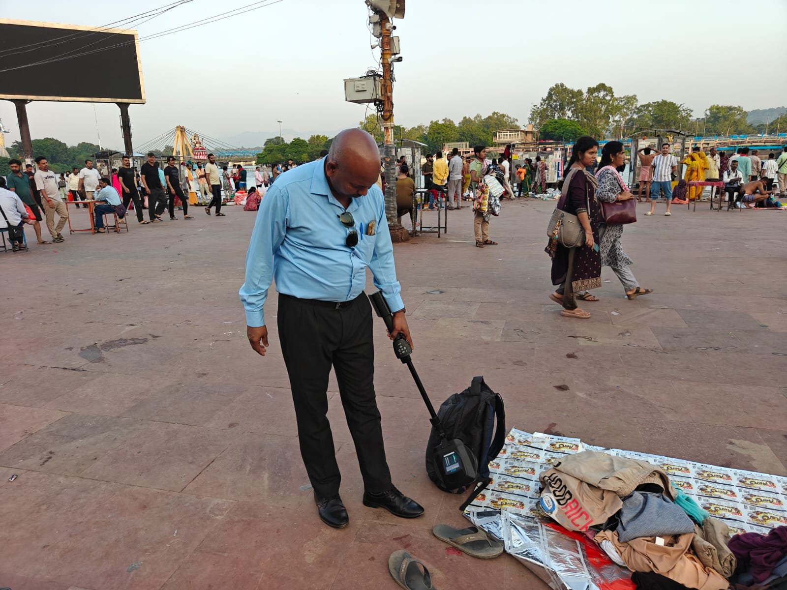 1789834530 667 हर की पौड़ी क्षेत्र की सुरक्षा व्यवस्थाओं को लेकर हरिद्वार