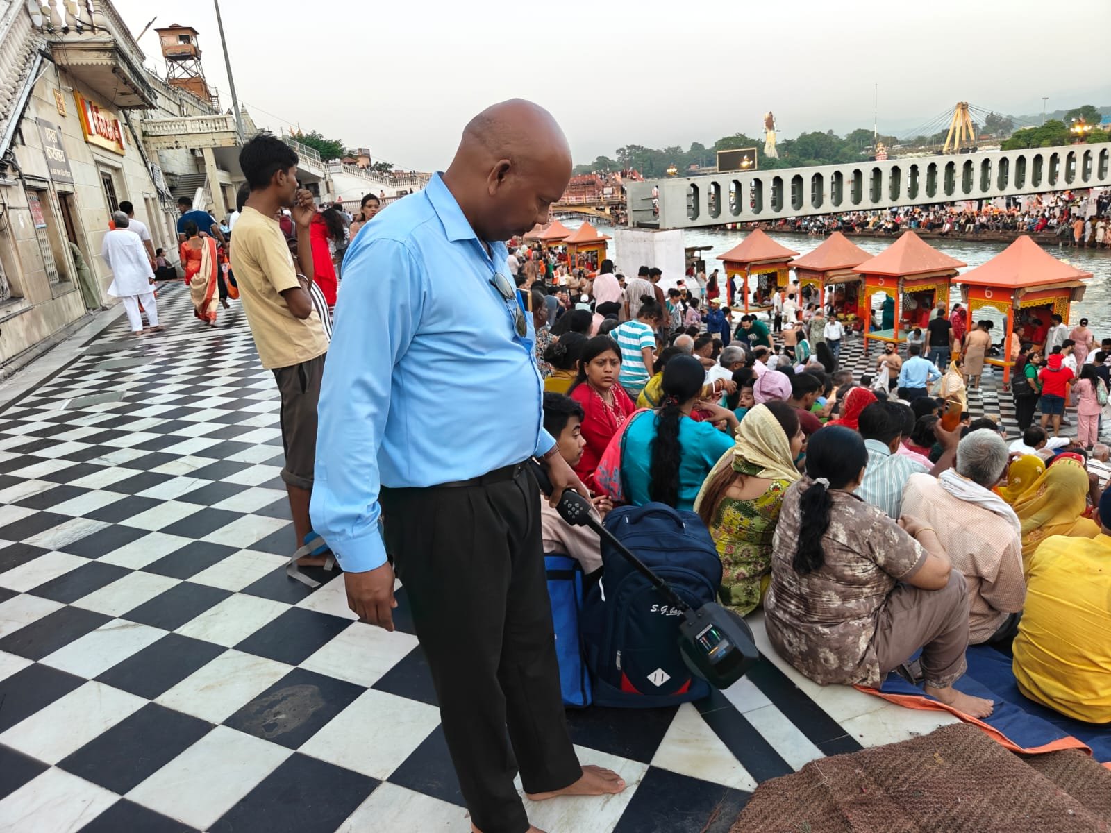 1789834530 721 हर की पौड़ी क्षेत्र की सुरक्षा व्यवस्थाओं को लेकर हरिद्वार