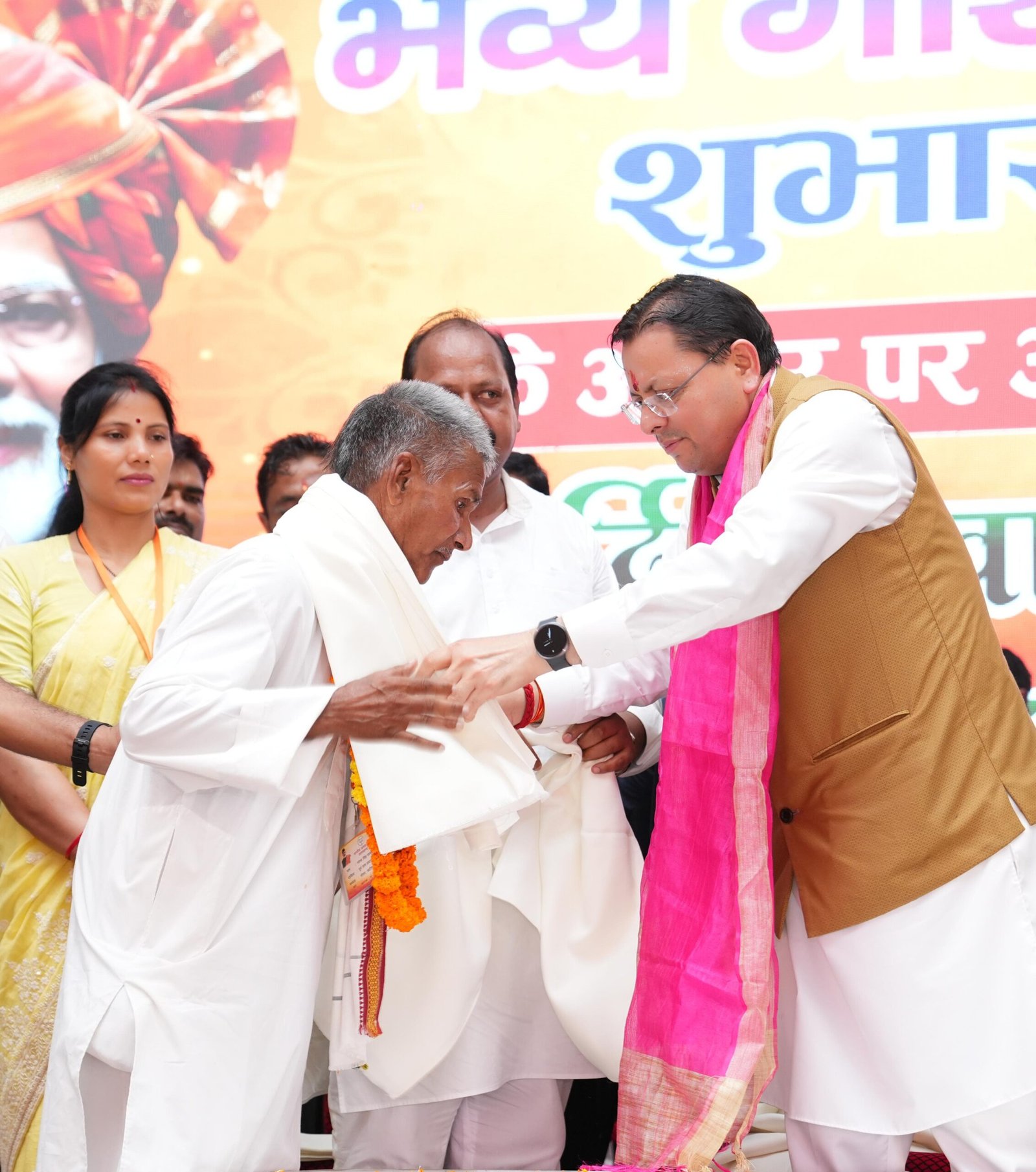 1790267912 390 मुख्यमंत्री ने हल्दी घेरा खटीमा में 72276 लाख की लागत