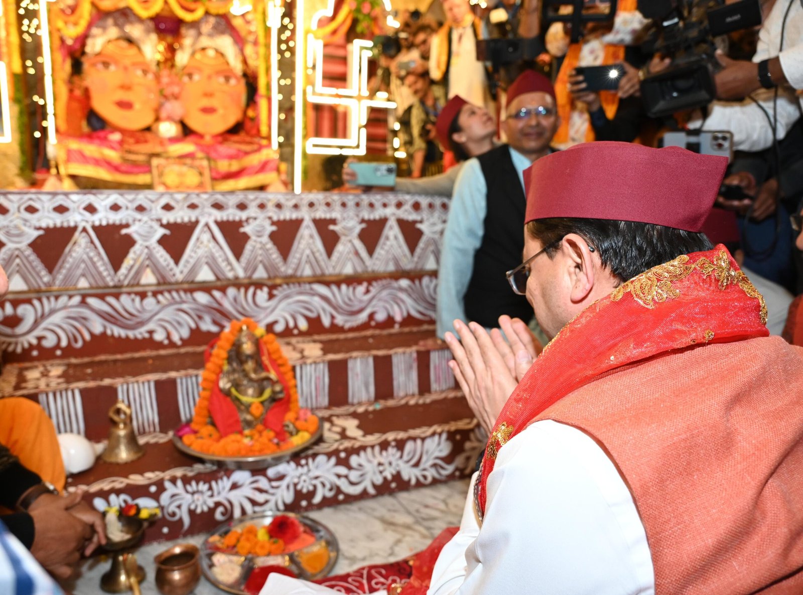 सुनंदा की भक्ति में सराबोर हुआ नैनीताल मुख्यमंत्री श्री धामी