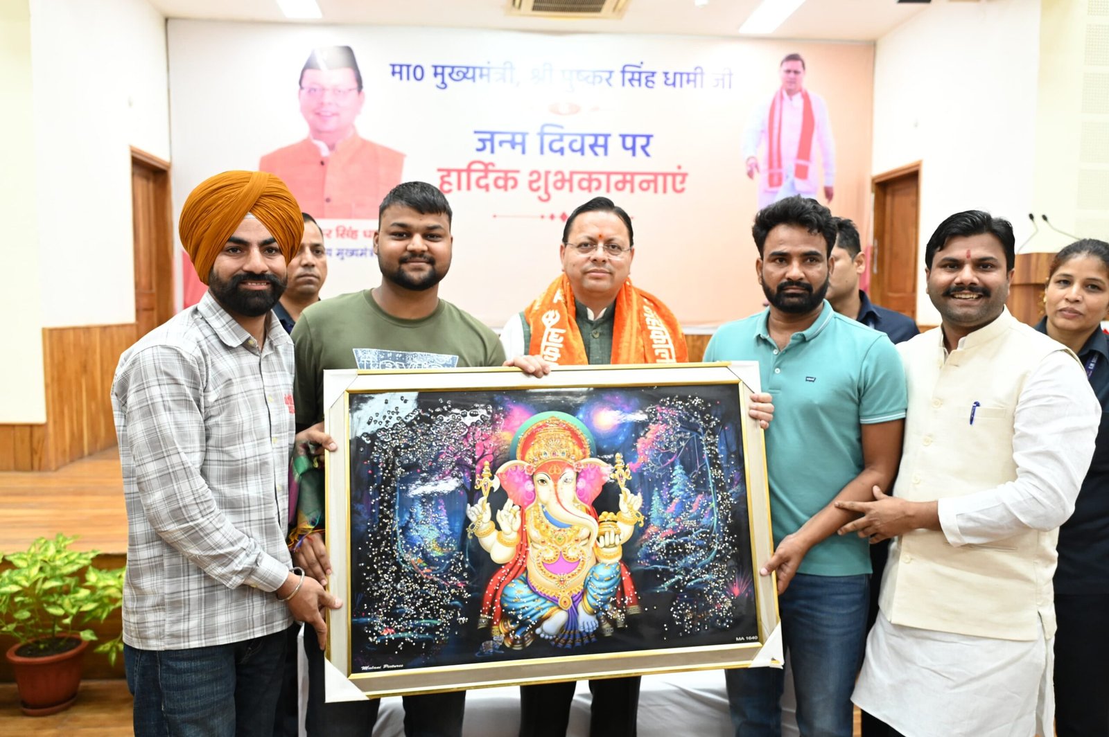 श्री पुष्कर सिंह धामी के जन्मदिवस पर मुख्यसेवक सदन