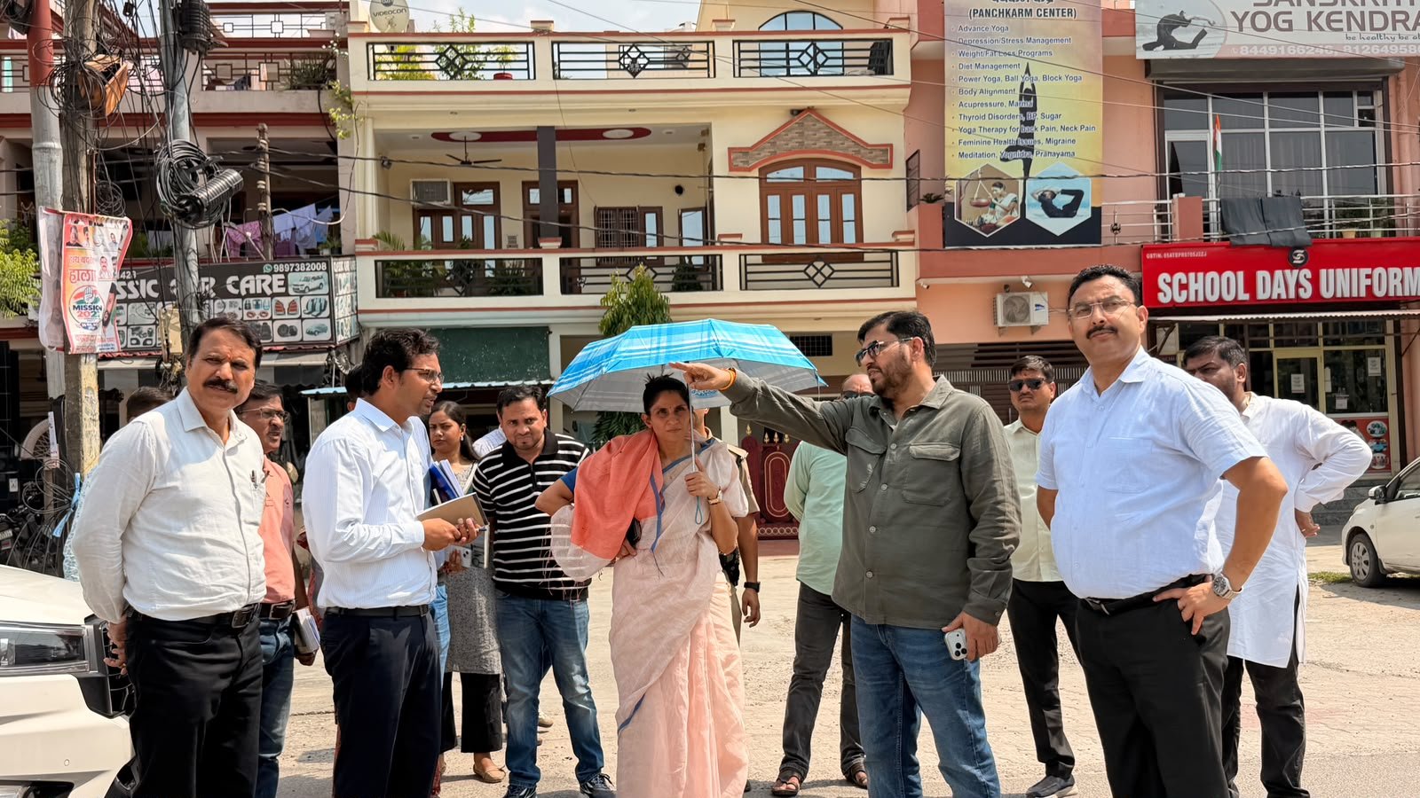 नगर क्षेत्र में कुंभ की तैयारियों का मेलाधिकारी ने