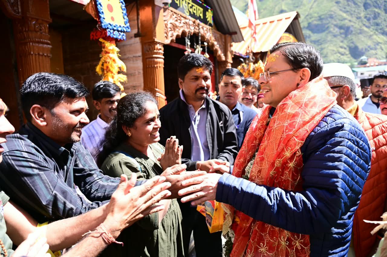 बदरीनाथ धाम में मुख्यमंत्री ने की पूजा अर्चना मास्टर प्लान