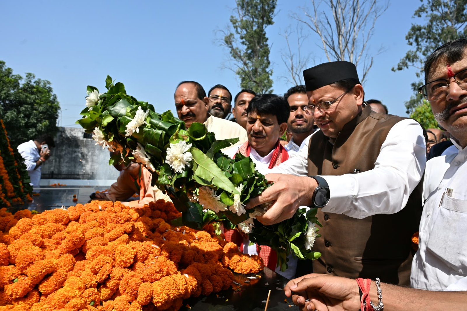 1790932160 649 रामपुर तिराहा के अमर बलिदानियों को मुख्यमंत्री श्री पुष्कर सिंह