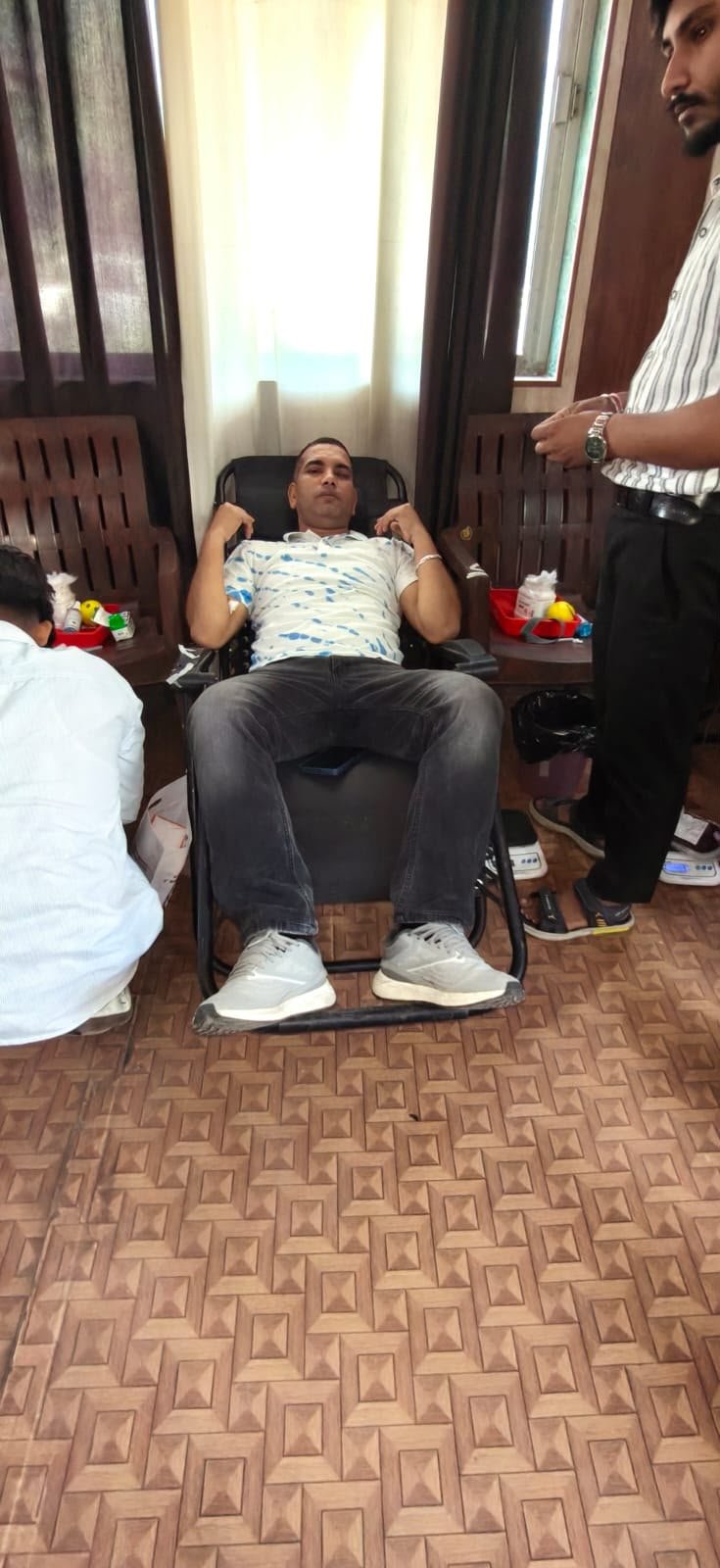 1790957986 384 गांधी जयंती के शुभ अवसर पर पथरी पुलिस के सहयोग