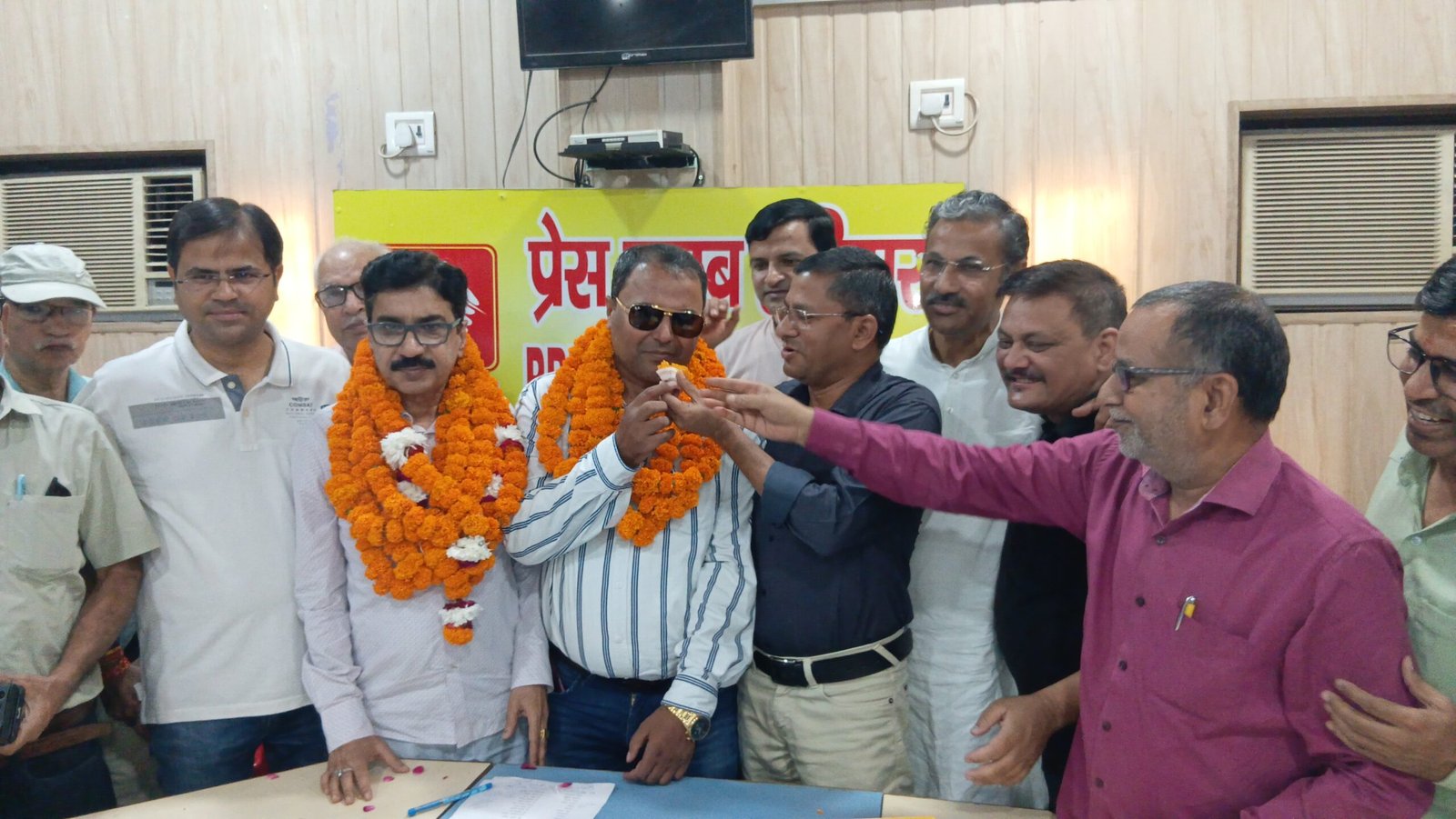 1791893261 961 एनयूजे आई के जिलाध्यक्ष देवेंद्र शर्मा बने तो जोगेंद्र मावी
