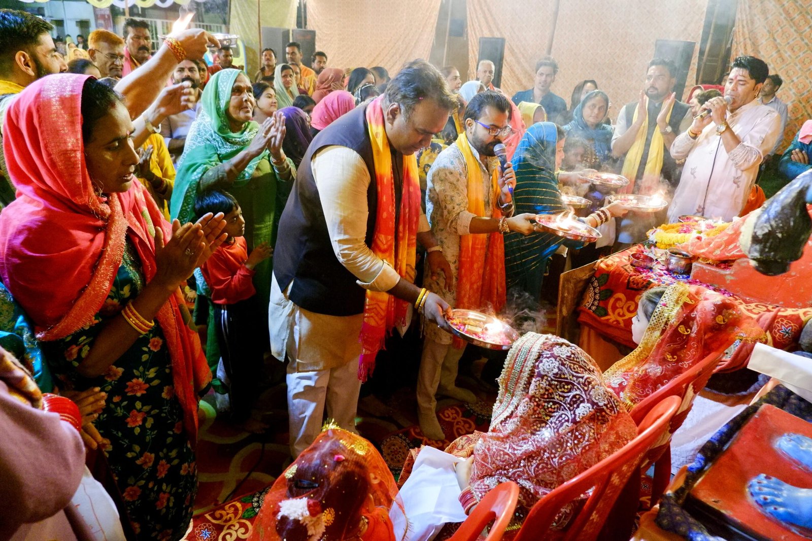 1792133385 80 सिद्धार्थ उमेश अग्रवाल के नेतृत्व में शारदीय नवरात्रि पर 11000
