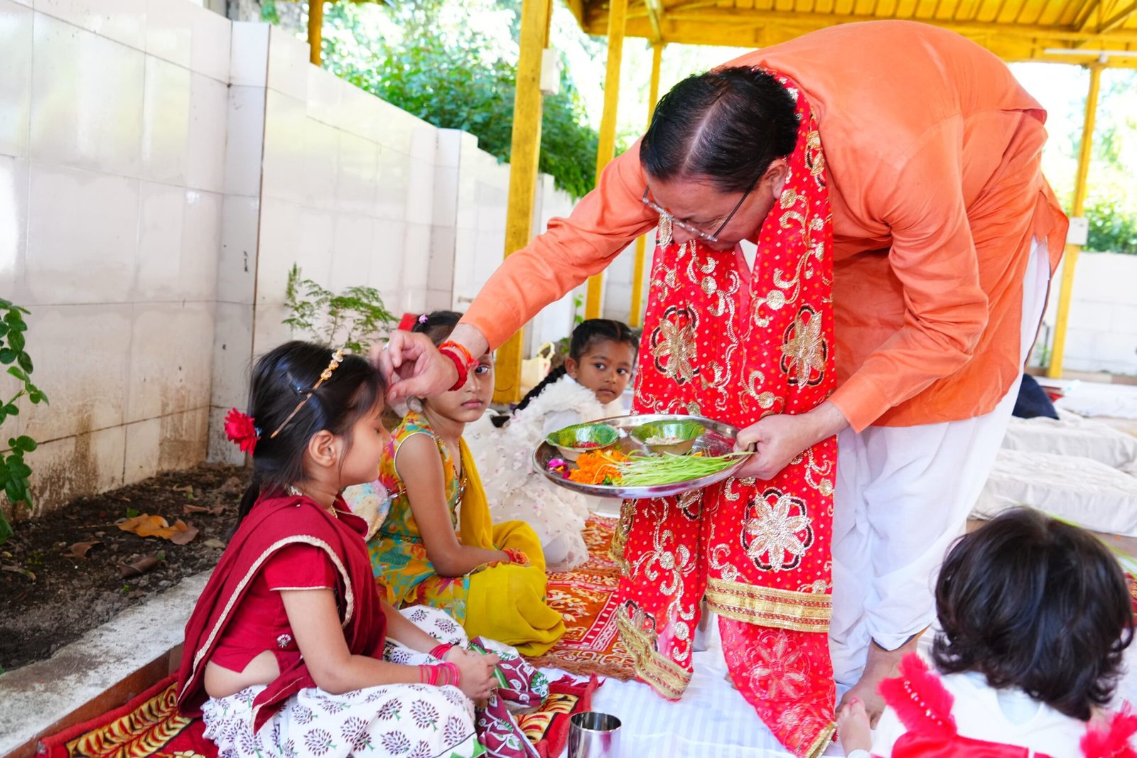 1792477646 293 मुख्यमंत्री ने शारदीय नवरात्रि की महानवमी पर किया हवन एवं