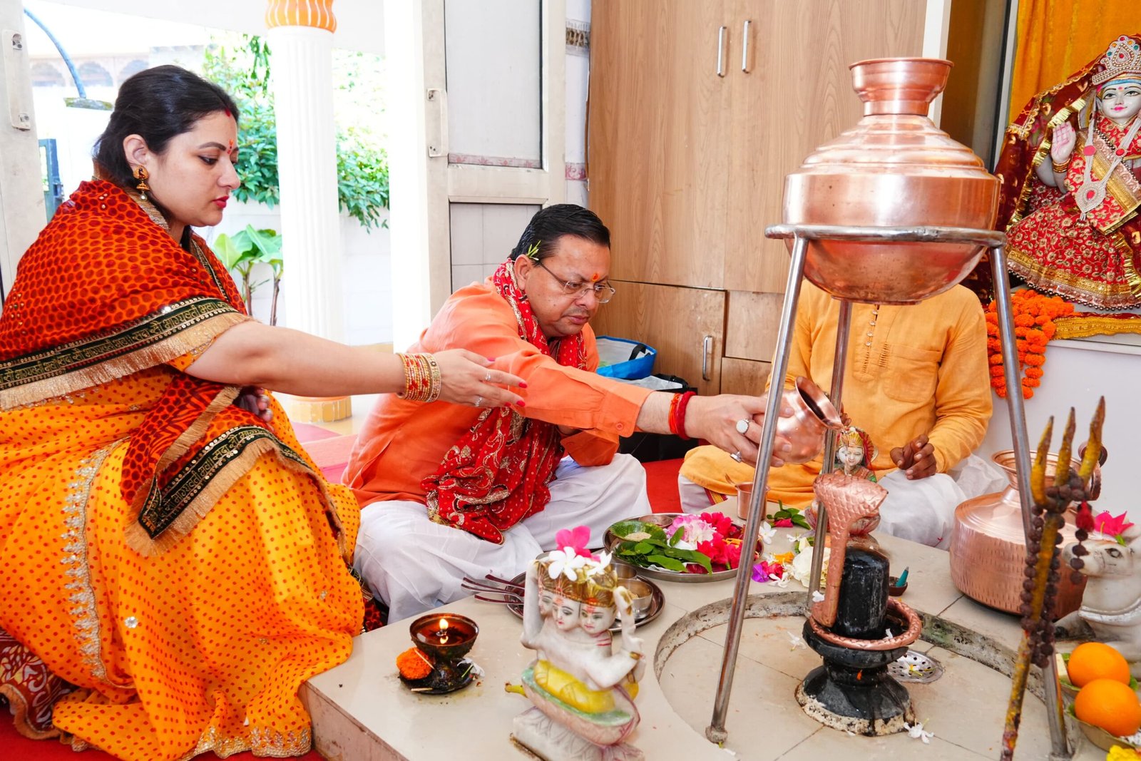 1792477646 515 मुख्यमंत्री ने शारदीय नवरात्रि की महानवमी पर किया हवन एवं
