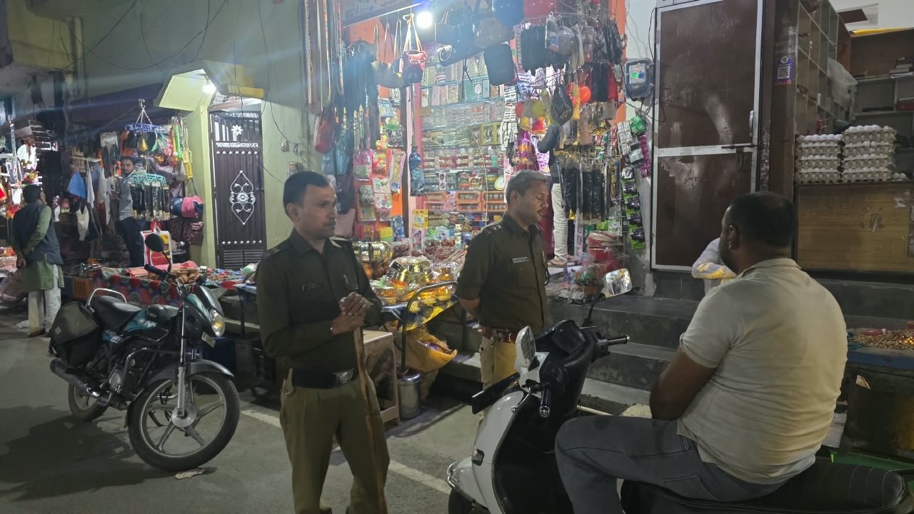 1793204525 866 आगामी त्यौहार के दृष्टिगत एसएसपी नवनीत सिंह के पर ग्राउंड