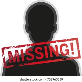 silhouette-missing-person-stamp-260nw-752963539