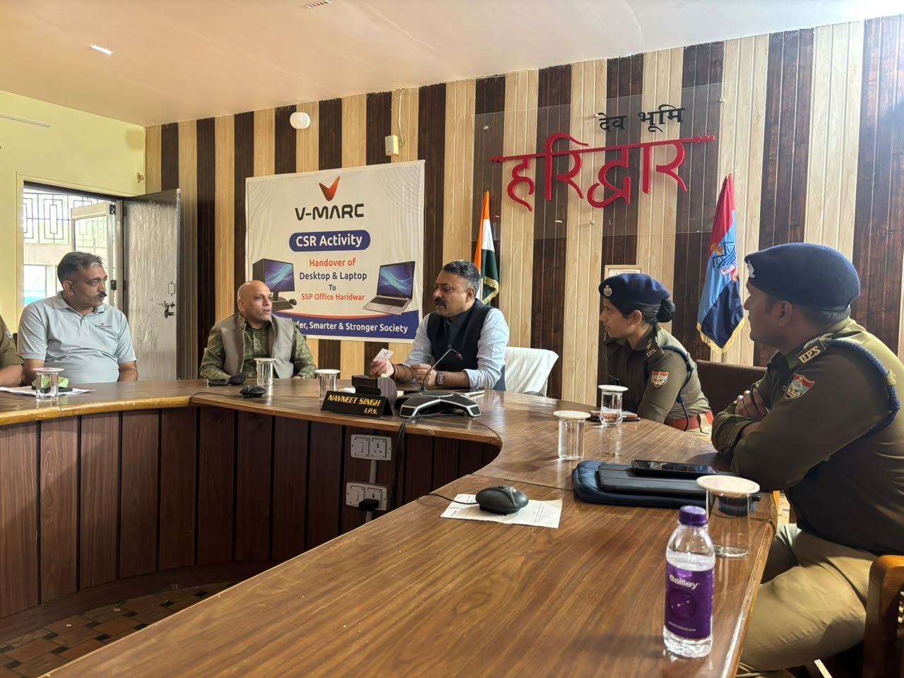 के प्रयासों से हरिद्वार पुलिस को मिले 02 लेपटॉप