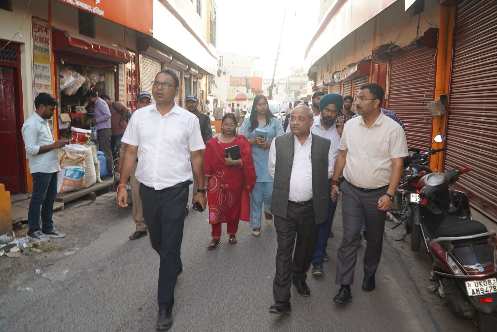 2027 की तैयारियों का मंडलायुक्त ने किया स्थलीय निरीक्षण निर्माण
