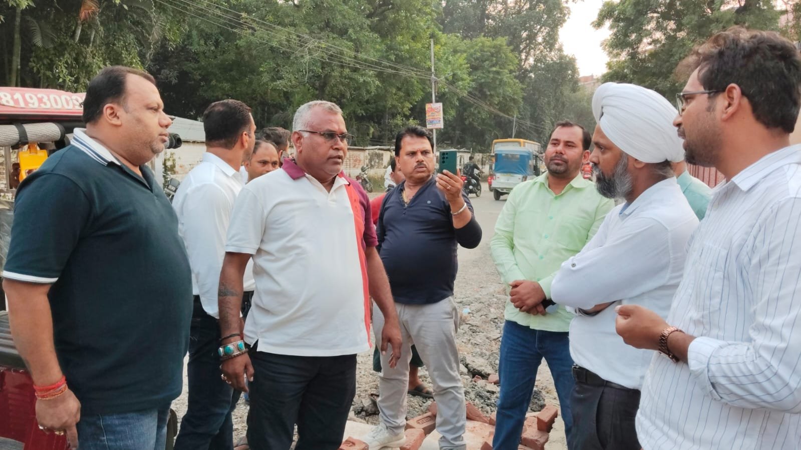 मेला 2027 के तहत शंकराचार्य चौक कनखल देशरक्षक तिराहा मार्ग के कार्यों
