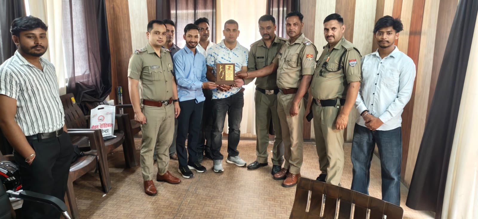 जयंती के शुभ अवसर पर पथरी पुलिस के सहयोग