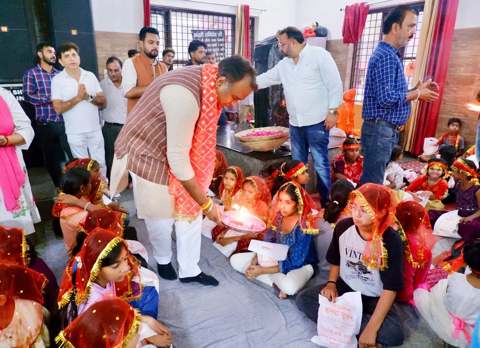 के प्रथम एवं द्वितीय दिवस पर 2500 कन्याओं का