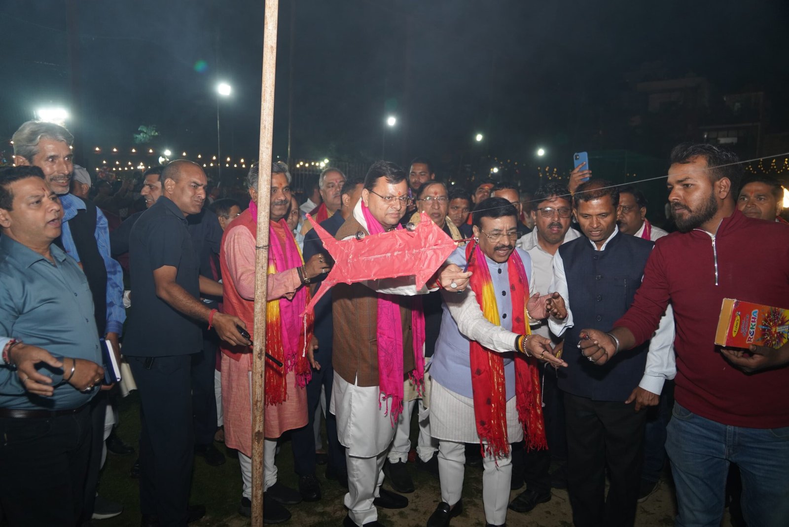 श्री पुष्कर सिंह धामी ने हिंदू नेशनल कॉलेज में