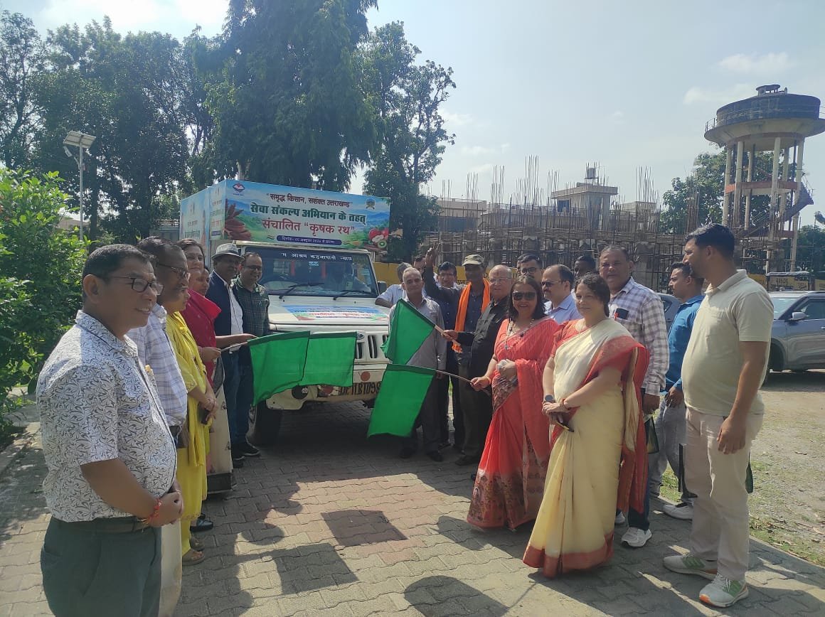 किसान सशक्त उत्तराखण्ड अभियान के तहत हल्द्वानी पहुँचा कृषक